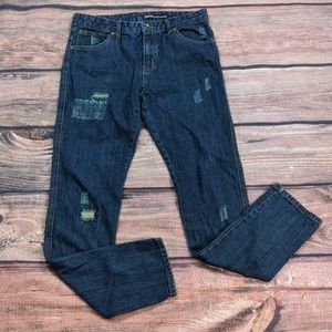 DKNY women's jeans distressed high riseGreenwich